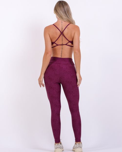 Conjunto Calça Legging Básica Feline + Top Bianca (P)