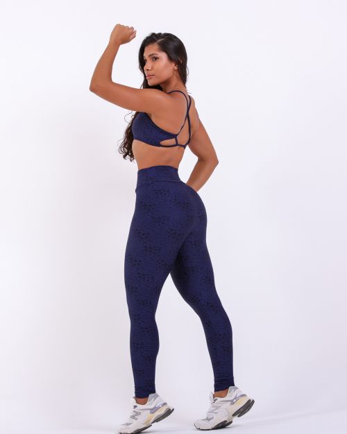 Conjunto Calça Legging Básica Feline + Top Bianca (P)
