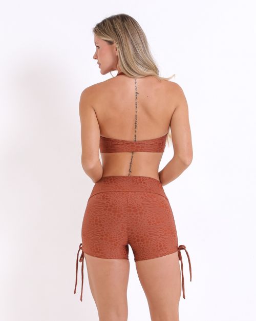 Conjunto Short Cross Feline + Top Jhully (P)