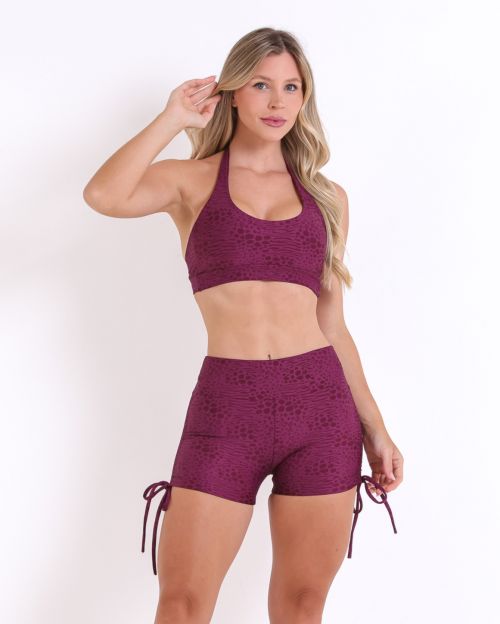 Conjunto Short Cross Feline + Top Jhully (P)