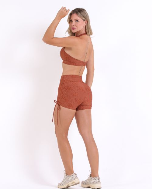 Conjunto Short Cross Feline + Top Jhully (P)