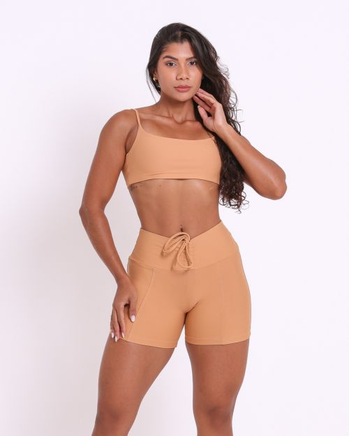 Conjunto Short Empina Light + Top Ju