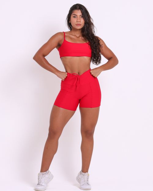 Conjunto Short Empina Light + Top Ju