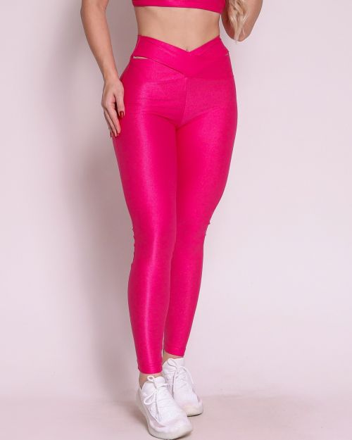 Cal�a Legging B�sica C�s Cruzado Compress�o