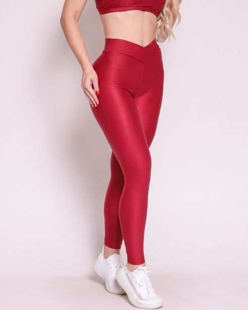 Cal�a Legging B�sica C�s Cruzado Compress�o