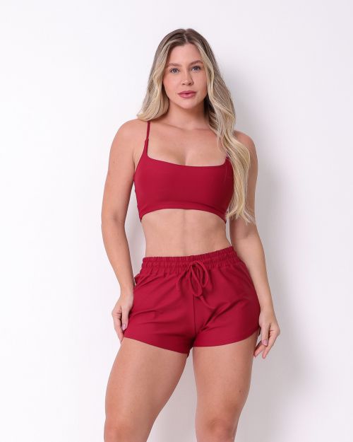 Conjunto Short Boxer Basic Light + Top Bruna
