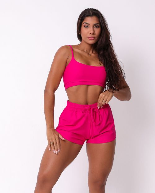 Conjunto Short Boxer Basic Light + Top Bruna