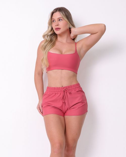 Conjunto Short Boxer Basic Light + Top Bruna