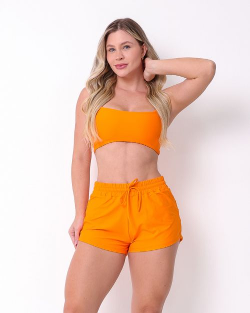 Conjunto Short Boxer Basic Light + Top Bruna