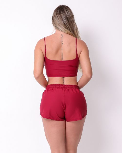 Conjunto Short Boxer Basic Light + Top Bruna