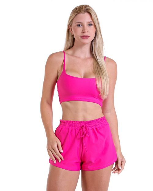 Conjunto Short Boxer Basic Light + Top Bruna