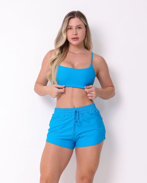 Conjunto Short Boxer Basic Light + Top Bruna