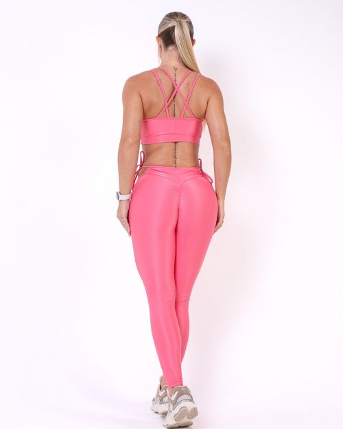 Conjunto Calça Empina Ajuste Compressão + Top Vivi
