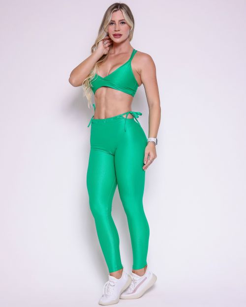 Conjunto Calça Empina Ajuste Compressão + Top Vivi