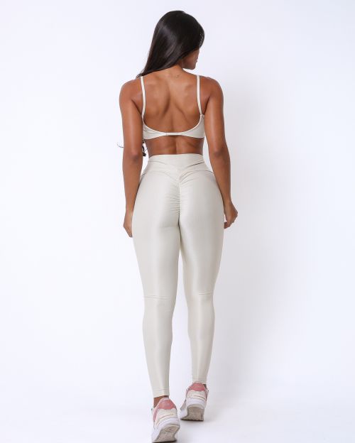 Conjunto Calça Legging Empina Compressão + Top Ju