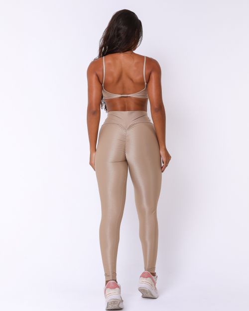 Conjunto Calça Legging Empina Compressão + Top Ju