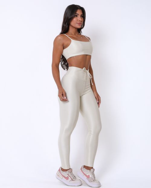 Conjunto Calça Legging Empina Compressão + Top Ju