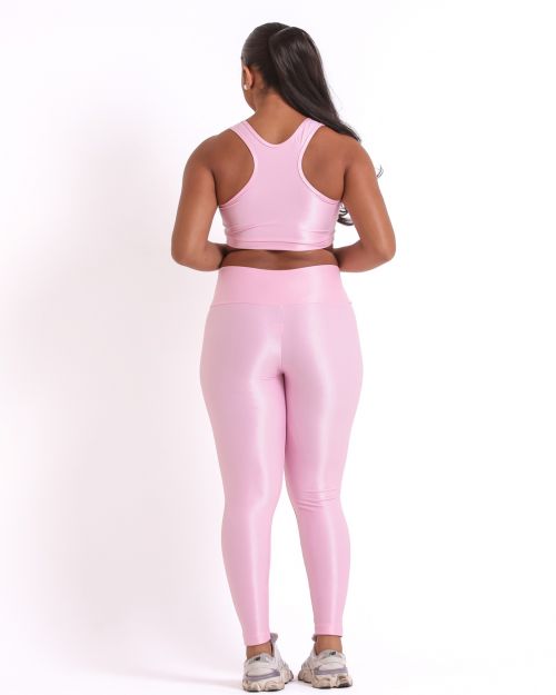 Conjunto Cal�a Legging B�sica G Compress�o + Top Nadador