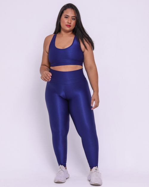 Conjunto Cal�a Legging B�sica G Compress�o + Top Nadador