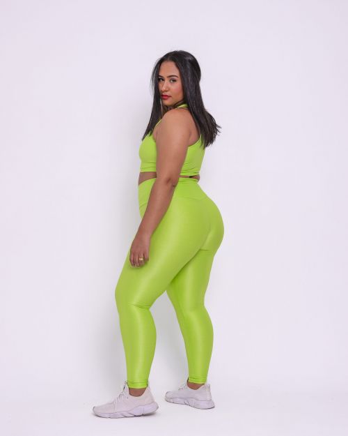 Conjunto Cal�a Legging B�sica G Compress�o + Top Nadador