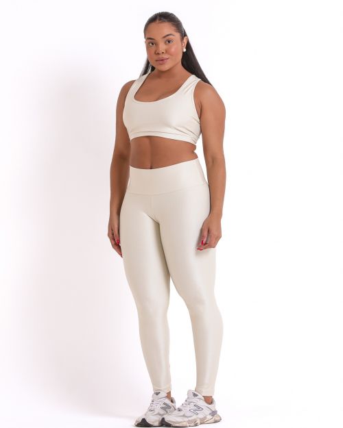 Conjunto Cal�a Legging B�sica G Compress�o + Top Nadador