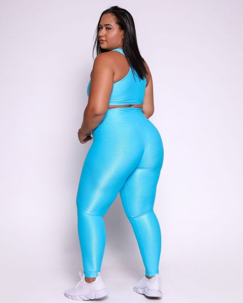 Conjunto Cal�a Legging B�sica G Compress�o + Top Nadador