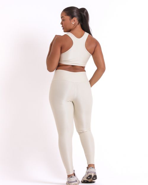Conjunto Cal�a Legging B�sica G Compress�o + Top Nadador
