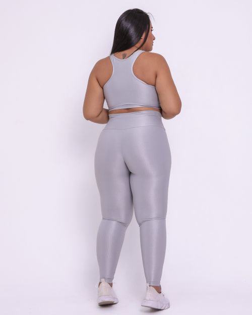 Conjunto Cal�a Legging B�sica G Compress�o + Top Nadador