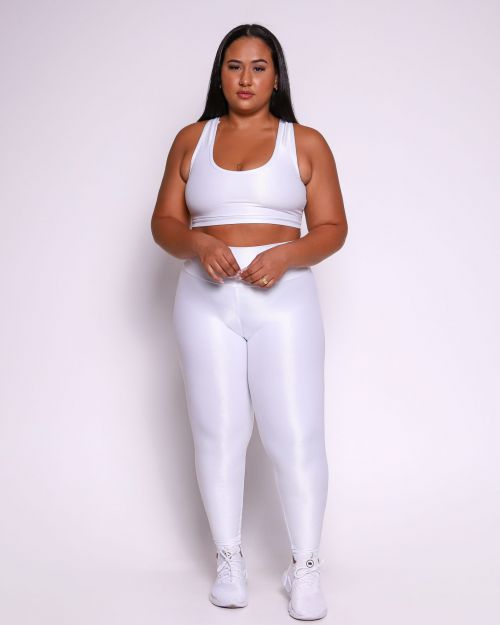 Conjunto Cal�a Legging B�sica G Compress�o + Top Nadador