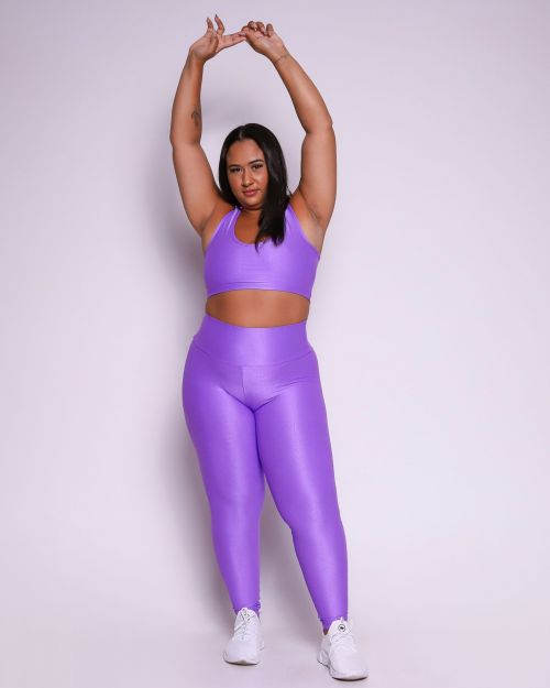 Conjunto Cal�a Legging B�sica G Compress�o + Top Nadador
