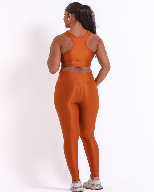 Conjunto Cal�a Legging B�sica G Compress�o + Top Nadador