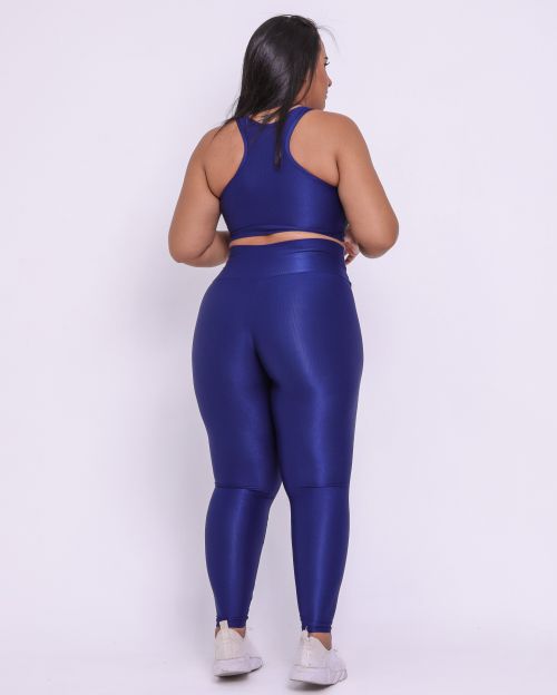 Conjunto Cal�a Legging B�sica G Compress�o + Top Nadador