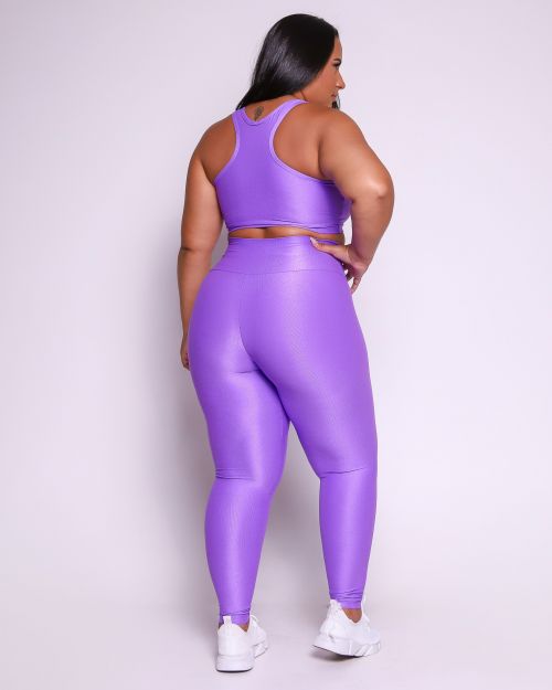 Conjunto Cal�a Legging B�sica G Compress�o + Top Nadador