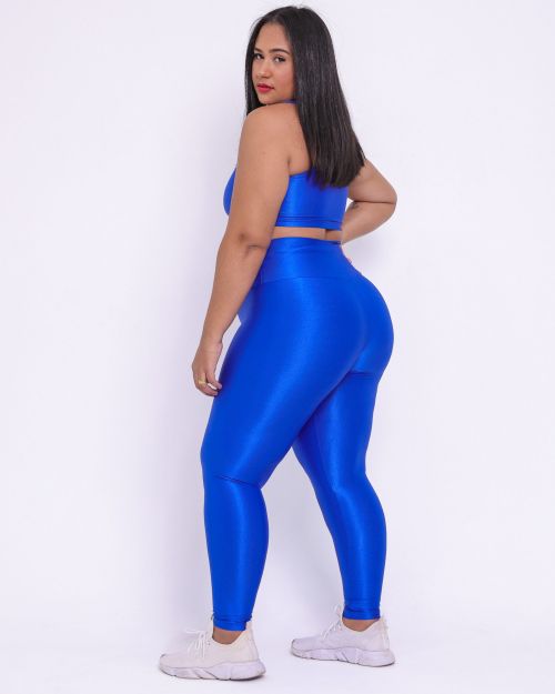 Conjunto Cal�a Legging B�sica G Compress�o + Top Nadador
