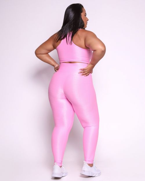 Conjunto Cal�a Legging B�sica G Compress�o + Top Nadador