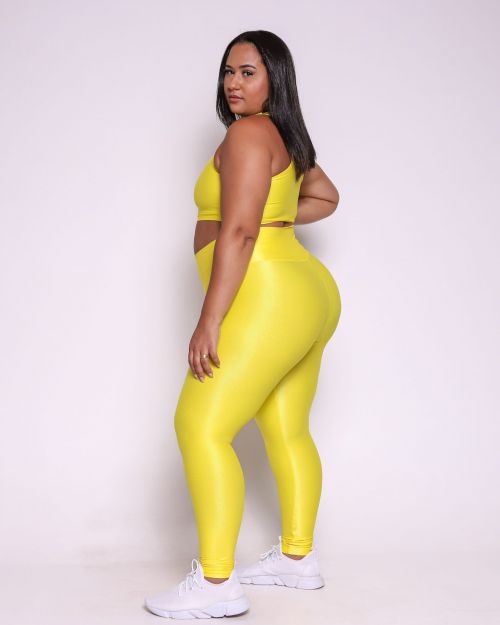 Conjunto Cal�a Legging B�sica G Compress�o + Top Nadador