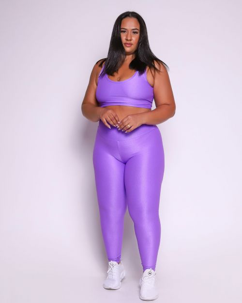 Conjunto Cal�a Legging B�sica G Compress�o + Top Nadador