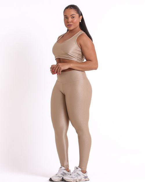 Conjunto Cal�a Legging B�sica G Compress�o + Top Nadador