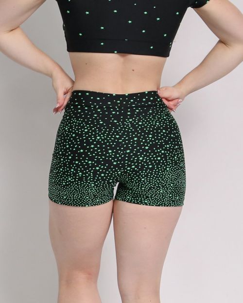 Short B�sico C�s Fino Degrad� Estrelas