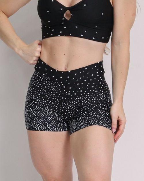 Short Básico Cós Fino Degradê Estrelas