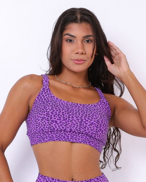 Top Tai Oncinha Mini Roxo