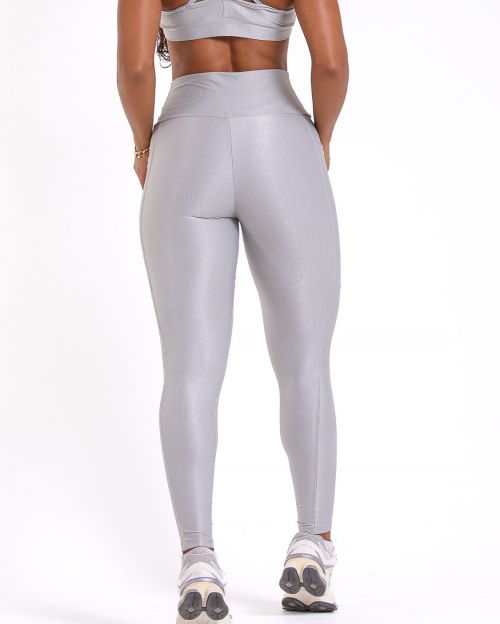 Calça Legging Básica Bolso Compressão