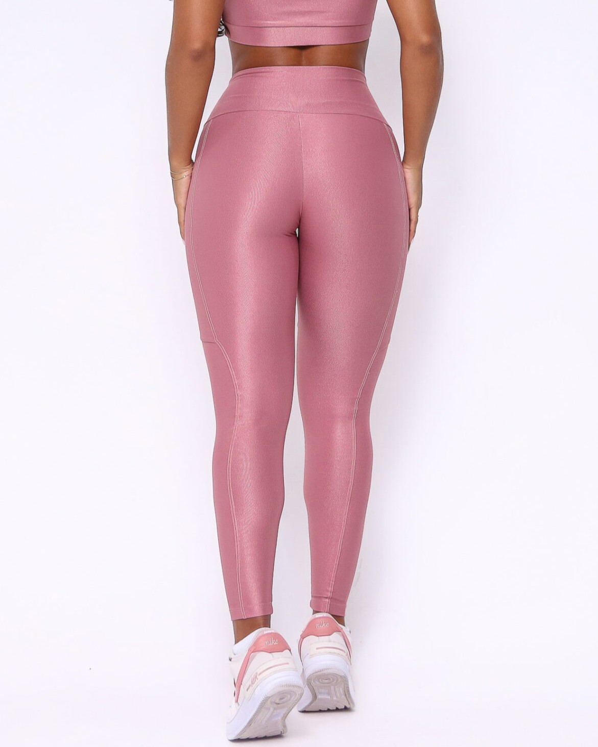 Calça Legging Básica Bolso Compressão
