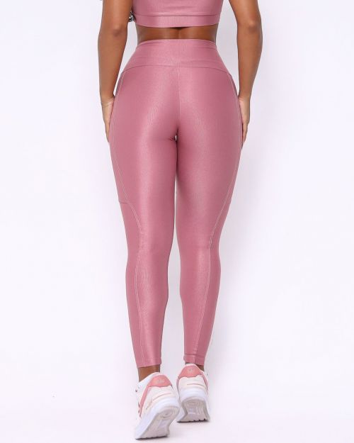 Calça Legging Básica Bolso Compressão