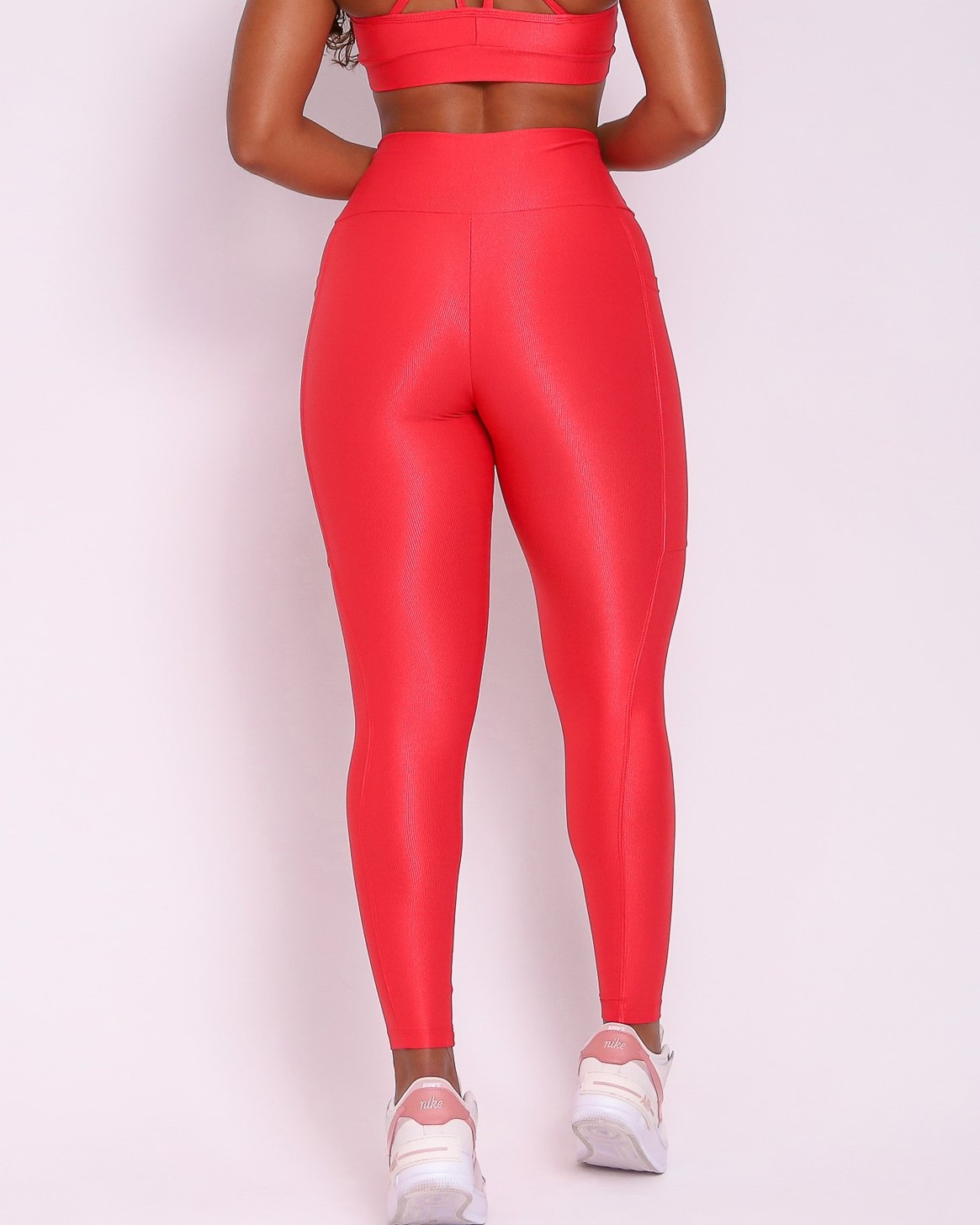 Calça Legging Básica Bolso Compressão