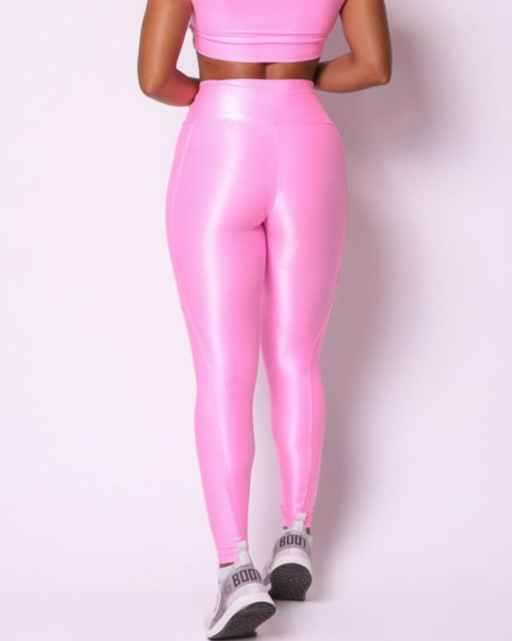 Calça Legging Básica Bolso Compressão