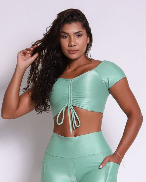 Top Manguinha Compressão