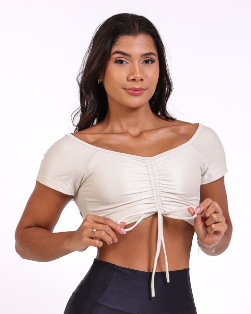 Top Manguinha Compressão