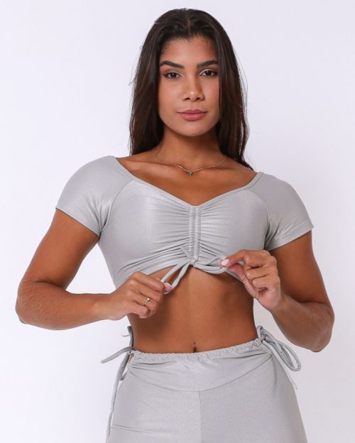 Top Manguinha Compressão