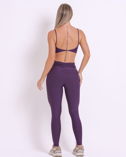 Conjunto Cal�a B�sica C�s Franzido Light + Top Ju